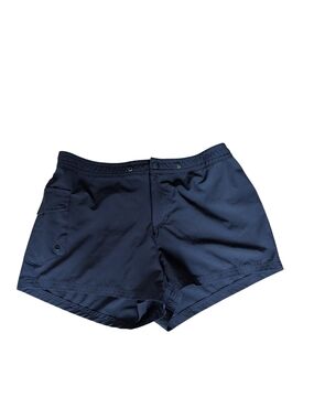 2/$15 Woman's George Black Beach/ Swim Board Shorts With Pocket- Size Medium
